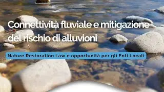 Workshop connettività fluviale e la mitigazione del rischio di alluvioni