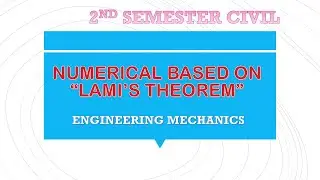 numerical on lamis theorem