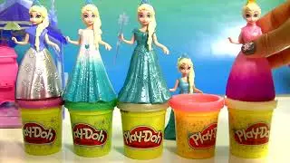 Play Doh Elsa Flip 'N Switch Castle MagiClip Disney Frozen NEW PlayDough Sparkle Magic Clip