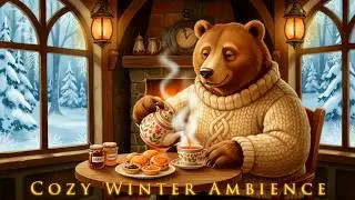 Winter Dreams | Cozy Fireplace Ambience for Sleep & Relaxation | Woodland Animals