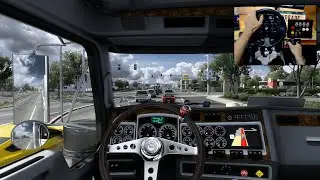 ATS MAIS REALISTA! Viagem Insana No American Truck Simulator 2 | Volante Thrustmaster