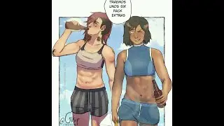#caitvi #korrasami CaitVI and korrasami c&oacute;mic 🌈&hearts;️