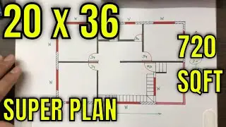 20 x 36 GHAR KA NAKSHA | 20X36 MAKAN KA NAKSHA | 20X36 GHAR KA DESIGN | 20X36 HOUSE PLAN