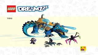 💤 Инструкции LEGO 💤 DREAMZzz 💤 71512 💤 Подводная лодка &laquo;Крокодил&raquo; 💤