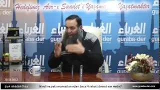 ikindi ve yatsı namazlarından önce 4 rekat sünnet var mıdır