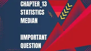 STATISTICS EX 13.3 CONCEPTS AND QUESTIONS [MEDIAN]