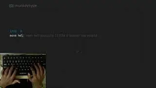 hitting a 110 wpm typing speed on monkeytype!
