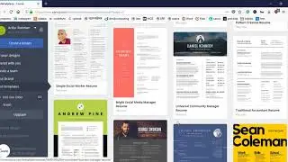 How To Create Professional Resume In 5 Minutes | Canva
