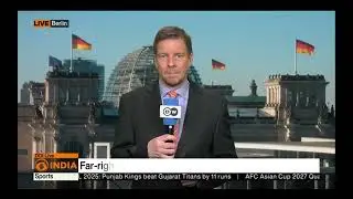 25/03/26  DW Correspondent Lars Halter from Berlin for DD-News in India.