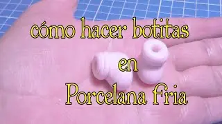 Como hacer botitas para muñecas de porcelana fria