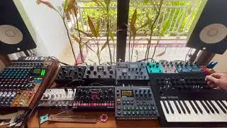 funky time jam - Erica Synths DB01 Bassline, FusionBox, Elektron Digitak x Analogue Heat mk2