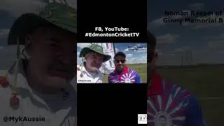 #Cricket. Part of my #EdmontonCricketTV interview with Noman Rasool.