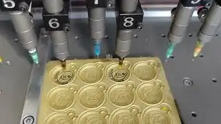 Custom Soft PVC Keychain Production with Automatic Filling Machine | Computerized  Tutorial
