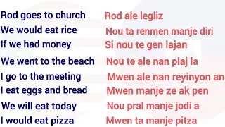 Vin pale Angle byen fasil ak fraz sa yo | Learn to speak English with these phrases