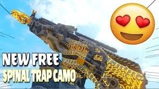 *NEW FREE SPINAL TRAP REACTIVE CAMO 😱*... ( BEST CAMO EVER )- COD BO4 GAMEPLAY!!!!