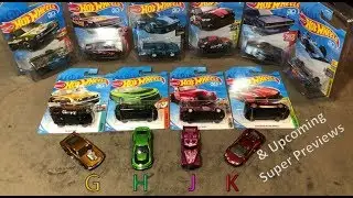 Hot Wheels 2018 SUPER TREASURE HUNTS - CASE G-K & SPECIAL PREVIEWS!!