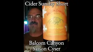 Cider Sunday: Balcom Saison Cyser Short