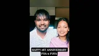 Nitesh fufa and shyama fua ko phla sadi ki salgirah mubarak ho