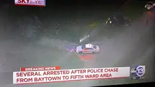 A truck stolen in Baytown , Texas and ended up in Fifthward in the police chase.(1)
