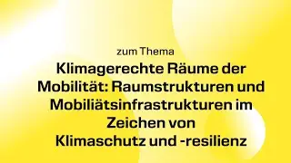 Mittagsimpuls 5: Klimagerechte R&auml;ume der Mobilit&auml;t | Carolin Sch&auml;fer-Sparenberg
