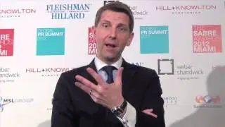 Simon Sproule at the Global PR Summit
