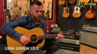 Beautiful 1958 Gibson LG-3 Natural | GuitarPoint Vintage Guitars