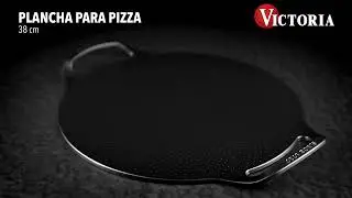 Plancha para pizza 38 cm de hierro fundido Victoria