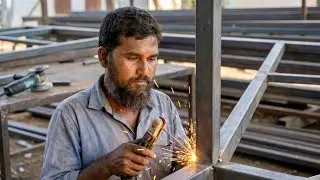 Heavy Duty Pergola Welding & MS Fabrication Work | NN Fabrication