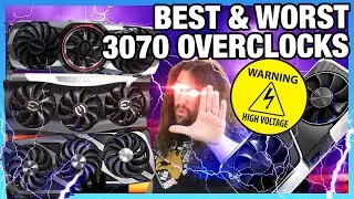 The Worst & Best Overclockers: Custom RTX 3070 OC (ASUS Strix, EVGA FTW3, Colorful iGAME)