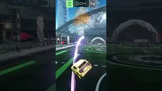 Saving and scoring the fastest shot in rocket league!!#rocketleague #mouseandkeyboard #shorts #viral