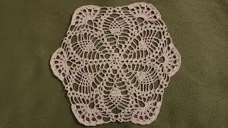 Part 1 - Pineapple Lace Doily - Crochet Tutorial!