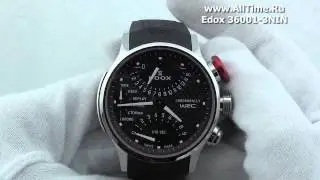 Мужские наручные швейцарские часы Edox 36001-3NIN