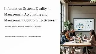 Information Systems Quality in Management Accounting and Management Control Effectiveness article's