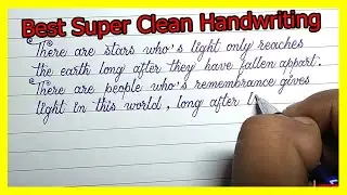 How to Make the Best Handwriting || Super Clean Handwriting | TRF Ep 13 | A1Fact