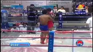 Khmer Boxing from Bayon TV on 20 Dec 2013 SITHA Saran VS CHAN Chay Mao