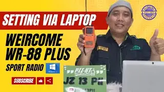 SETTING/PROGRAM HT WEIRCOM WR-88 PLUS Sport Radio Via Laptop/Komputer pada Windows 10