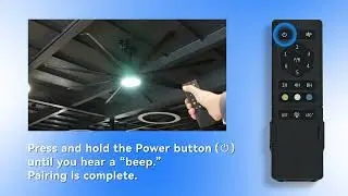 JAZAVA CF04 Ceiling Fan Remote Control Pairing Guide #CeilingFan #PairingGuide