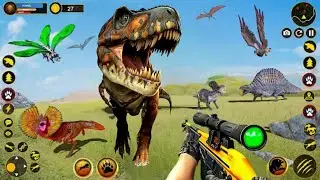 Dinosaur Hunter Shooting Game | Dino Games &ndash; Android Gameplay