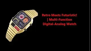 Retro Meets Futuristic! | Multi-Function Digital-Analog Watch