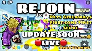 💥LIVE UPDATE APRIL FOOLS??? IN PET SIM X || FREE HUGE PETS? JOINS FOR FREE PETS|| HATCHING MYHTICALS