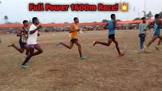 Full Power 1600m Race!💥.At-Nadhagadia.#running #villege_life #1600mtrruning #fitness #viral #runner 