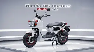 Наконец-то! Представлен Honda Big Ruckus PS250 2026 года | Самый уникальный скутер