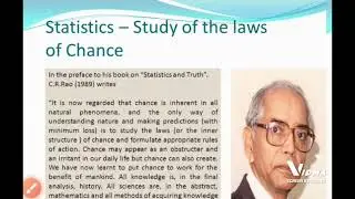 Indian Statistics ( an overview)