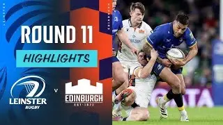 Leinster v Edinburgh | Highlights | Round 11 | URC 2025/26
