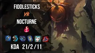 Fiddlesticks Jungle vs Nocturne | NA Grandmaster | Patch 10.20 | League of Legends
