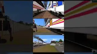 Lokomotif CC 206 Vs  CC 203 Thole vs Sri #shorts #trainzsimulatorandroid #cc206 #cc203
