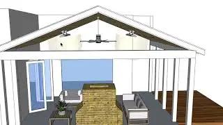 Viewer Summited Request to Heat a Gable Ceiling Screened in Patio Using 2 Infratech CD6024 Heaters