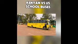 Kenya  vs USA school buses 🚌💛&hellip;  why yellow?