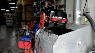1998 Mercury 115hp 20in long shaft Remote outboard boat motor SOLD