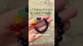 7 Chakra-Evil Eye Bracelets // Chakra Healing Bracelet💖 #chakrahealing #crystalhealer